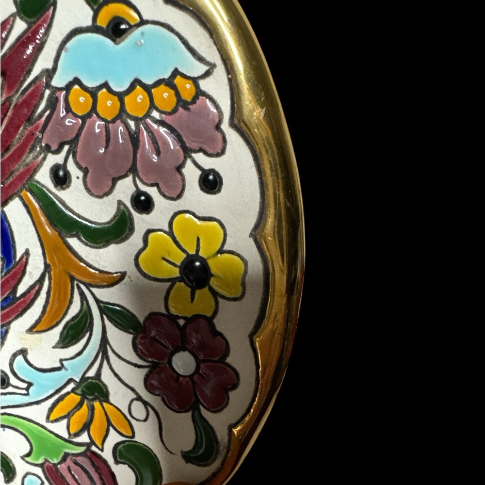 Vintage Ceramic Sevilla Floral Bird Decorative Wall Plate. (D) - Picture 2 of 4